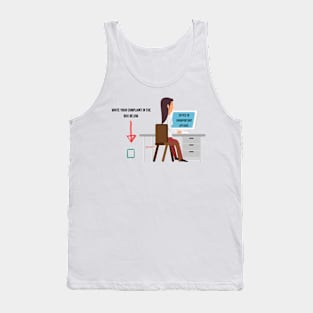 Office Humor Tank Top